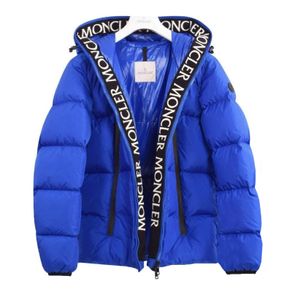 Blue Moncler men's coat