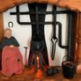 Handmade Old Irish Fireside Scene Image 4