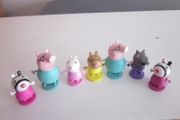 Peppa Pig Figures X 7 Vintage 2003