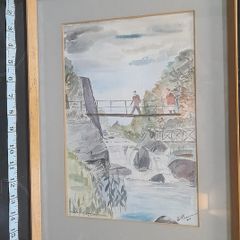 Original watercolour signed