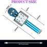 Wireless Karaoke Microphone,Bluetooth Dancing LED Lights Handheld Portable Speaker Karaoke Machine,Compatible with Android & iOS Devices,Home KTV Outdoor Party Image 2
