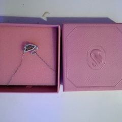 Swarovski Iconic Swan Pendant Necklace in Rhodium Plated
