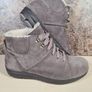Womens Clarks Nelia Lush Gtx Gore Tex Suede Ankle Boots Waterproof Size Uk 4.5 Eu 37.5 (AT1) Image 2