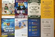 8 GAA Programmes Team Sheets - Club, National League, Joe McDonagh, Leinster JFC