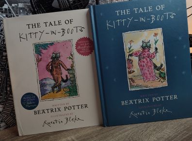 The Tale of Kitty-in-Boots ! by Beatrix Potter ! Hardcover ! WIth Audiobook ! CD ! 2016 ! by Warne !