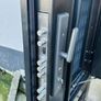 Heavy Duty Steel Door 860 x 90 x 2050 Charcoal with inner window BRAND NEW IN BOX Image 2