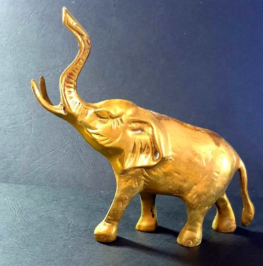Vintage Brass Elephant