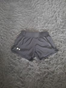 black under armour running/gym shorts