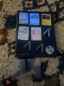 Pokemon binder and jjunk