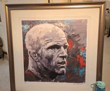 Framed Paul O'Connell Limited Edition Print by Mark Baker