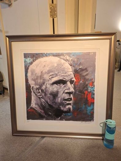 Framed Paul O'Connell Limited Edition Print by Mark Baker