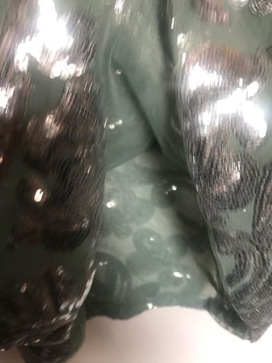 Vero Moda Occasion Silver Sequin Top size 10 New with tags