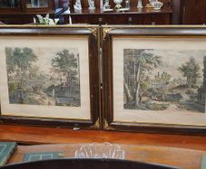 Pair of Larg Engravings after Nicolas Poussin