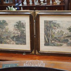 Pair of Larg Engravings after Nicolas Poussin