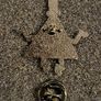 Bill cipher/gravity falls  pin back badge. Image 2