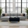 Chester Lux grey Coffee Table 83x63x35cm Free Delivery Image 3