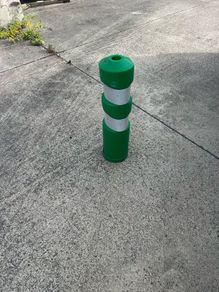 Reflective bollards