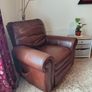 Leather sofa and armchairs Image 5