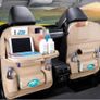Storage Bag Foldable Dining Table Car Seat (Beige) Image 2