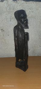 Hand-Carved Wooden Figure