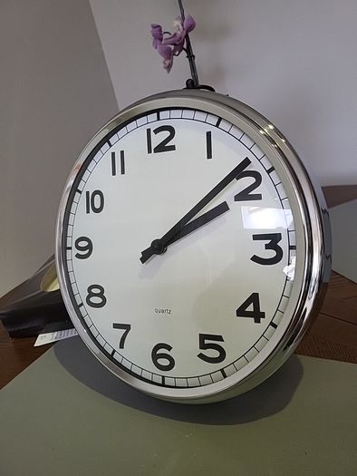 Clock wall type large