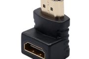 Kebidu 90 Degree Right Angle HDMI Male to Female Adapter UHD v1.4 4K@30Hz High Speed 10.2Gbit/s (Brand New/Warranty)