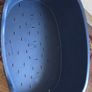 Xl Blue heavy Dog Plastic Bed 90cm Image 2