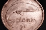 #552 - Ireland - 1940 - Florin - Silver - KM.15