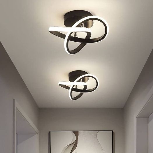 NEW | LED Ceiling Light Modern Curved Creative Design Ceiling Lights 22W