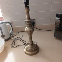 Brass Style Table Lamp Without  Shade.  New