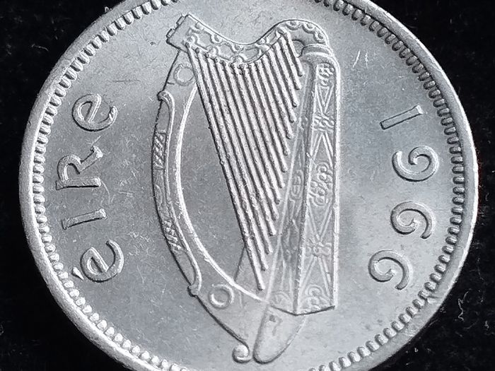 Ireland - 1966 - 3 Pence - Hare - High Garde - KM.12a - [#2044]