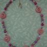 Pink/Purple handmade necklace, New, Jewellery, Gift, Necklaces Image 3