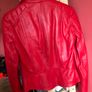 Muubaa red leather jacket Image 3
