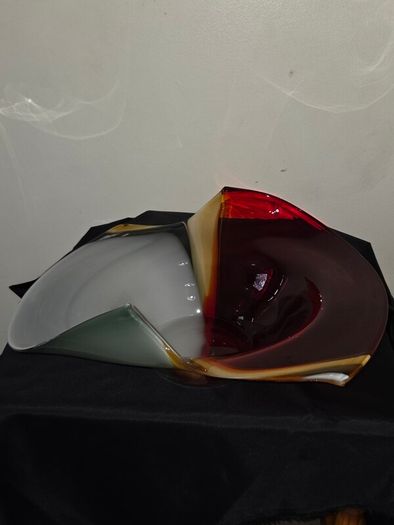 Large Art Glass Bowl - Hand Blown