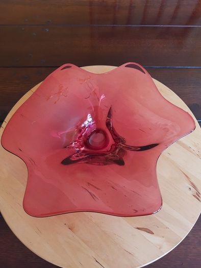 Genuine Vintage 'Murano' Poppy Style bowl.