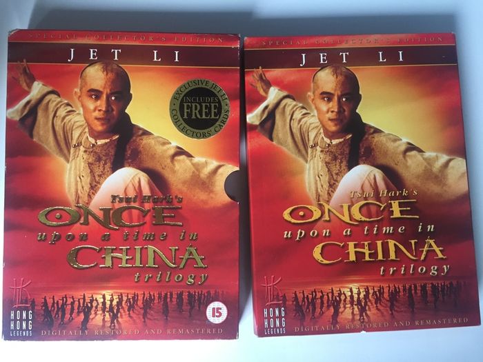 Once Upon A Time In China (Trilogy Boxset) Jet Li [DVD Digipack 3xMovies]