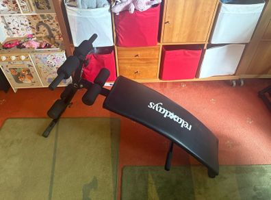 Curved Ab BenchExcellent Condition foldable