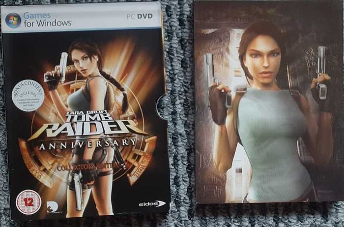 Tomb Raider Anniversary Collector's Edition PC DVD 3-Disc Set Complete