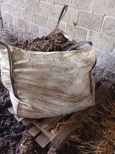 Horse manure   ton bag  Well rotten horse manure  Idea cropping, vegetables, greenhouse,  tunnels  Horse dung Compost