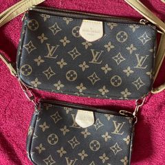 lv Louis monogram brown shoulder bag