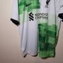 Liverpool Asian shirt size large ptp 22" green/white 30" long in excellent condition Image 5
