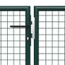 Garden Gate Steel 500x75 cm Green Image 4