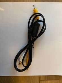 Stereo Male Plug to 2-RCA Yellow White Male Audio Cable