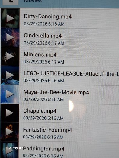 Samsung Galaxy Tab 2, GT-P5113, 16GB, and Preload with nearly 2 dozen childrens movies, in excellent condition