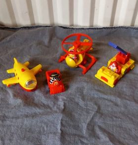 Vintage Airport McDonalds happy meal toys 1995 Complete Set