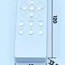 NEW Short Style Aluminum Alloy Infrared Learning Universal Remote Control For Audio TV DVD Decoder Audiophile Amplifier Image 4