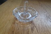 Vintage Crystal Glass Ring Holder for Sale