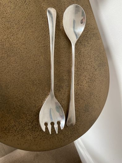 Salad Servers Cutlery. Dining
