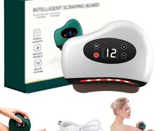 Brand New 3-in-1 Heated Vibration Massage Tool Gua Sha Fascia Cordless Portable