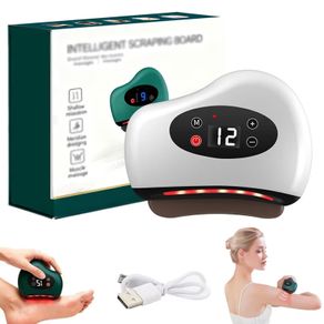 Brand New 3-in-1 Heated Vibration Massage Tool Gua Sha Fascia Cordless Portable